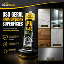 Kit 12 Selante PU 40 Uso Geral – Vedação Profissional Anti Infiltração