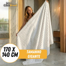 Kit Toalhas Premium Algodão Turco | Kit 10 Banhão + 10 Rosto (BRINDE)