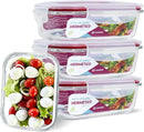 Kit com 15 Potes Herméticos de Vidro +10 Copos Aruba de Brinde