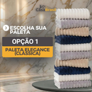 Kit Toalhas Premium Algodão Turco | Kit 10 Banhão + 10 Rosto (BRINDE)