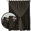 cortina blackout Ana quarto de janela 3,00 x 2,70 marrom