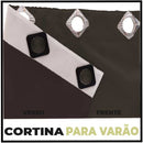 cortina blackout Ana quarto de janela 3,00 x 2,70 marrom