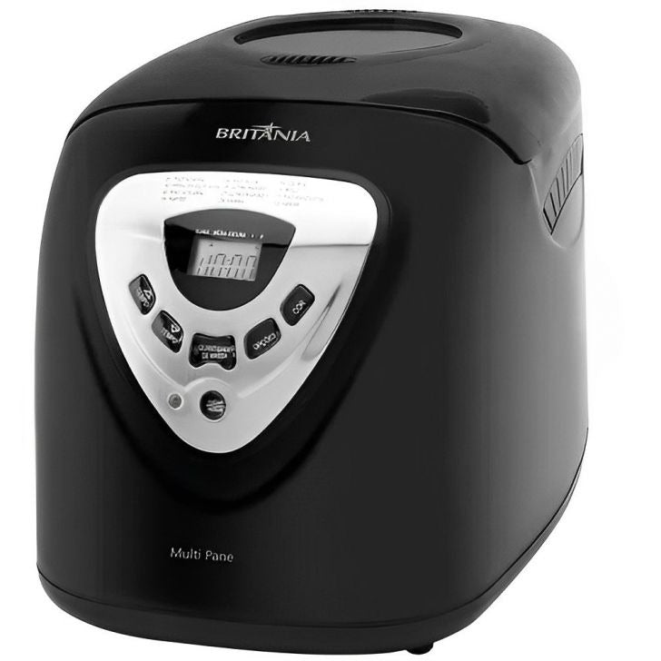 Panificadora Multipane Elétrica 12 Programas Visor Vidro Preto Britânia 220V