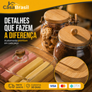 (V2) Kit Completo Mesa Posta em Bambu Premium com Garrafa de Brinde