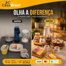 (V2) Kit Completo Mesa Posta em Bambu Premium com Garrafa de Brinde