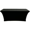 Capa Spandex para mesa de treinamento 1,80 x 45cm preta