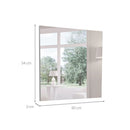Espelho Decorativo Retangular Atlin Cinza