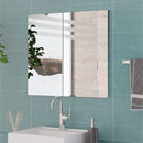 Espelho Decorativo Retangular Atlin Cinza