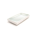 Bandeja Espelhada Laqueada Flutuante Off White