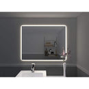 Espelho lapidado bisotê Iluminado com LED Frio - 60x70cm